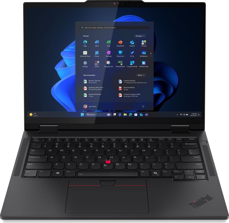 Lenovo ThinkPad T14s 2-in-1 - Seitenansicht