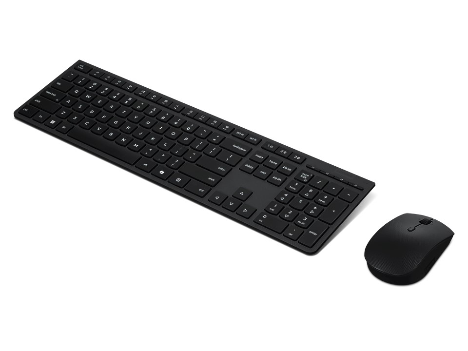 Lenovo Professional wiederaufladbare Funktastatur und -Maus Kombi #4X31R64328 Campus