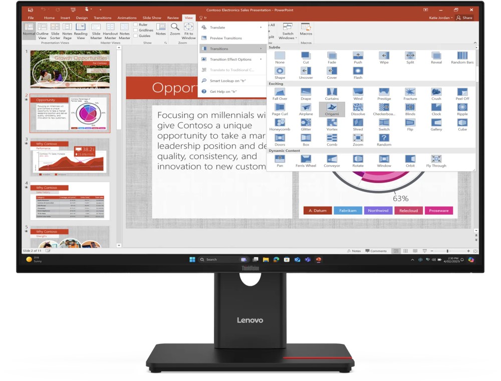 Lenovo ThinkVision T27-40 #64A5MAR6EU
