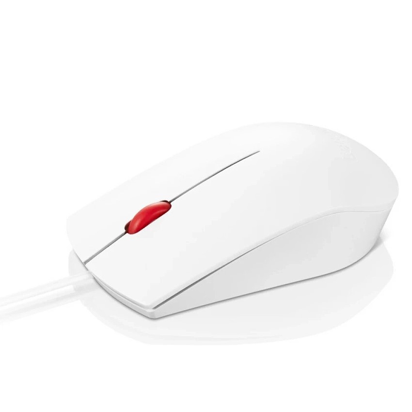 Lenovo Essential USB Maus weiß #4Y50T44377