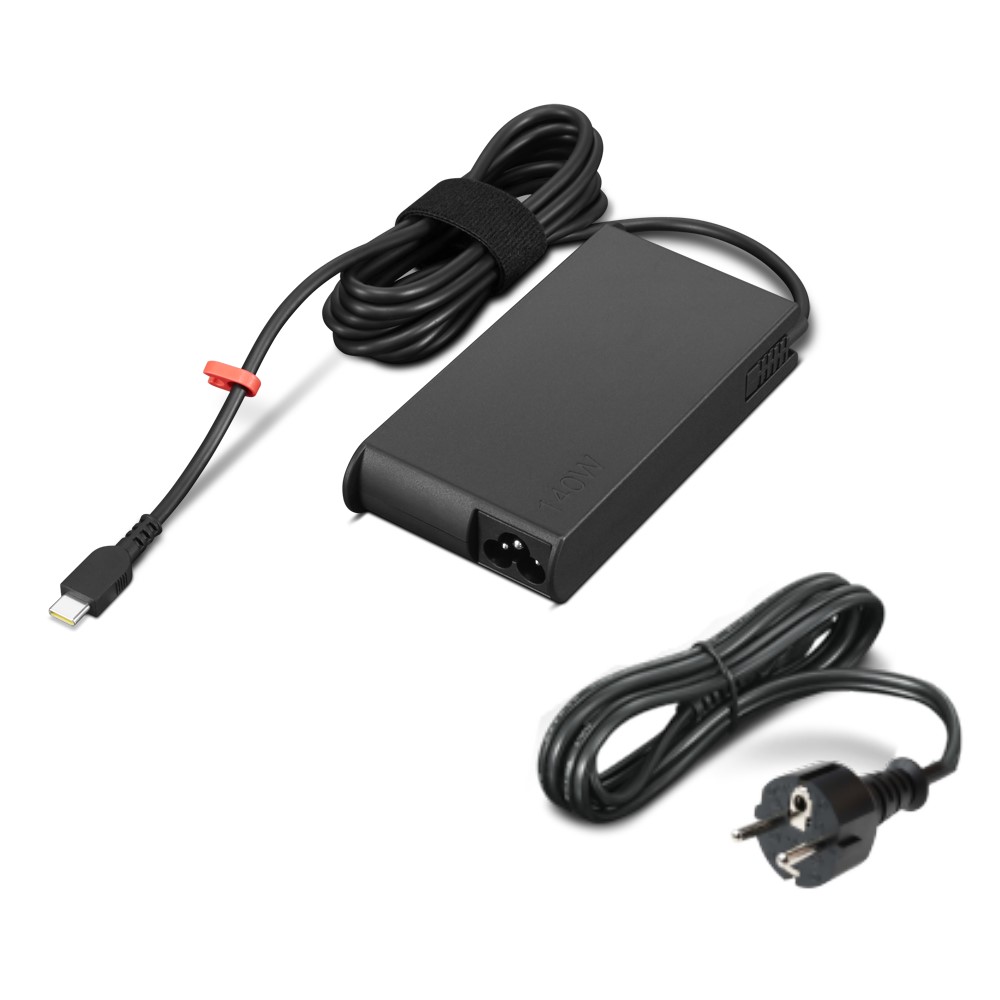 Lenovo ThinkPad Mobile Workstation 140W USB-C GaN Slim AC Adapter-EU #4X21U28818