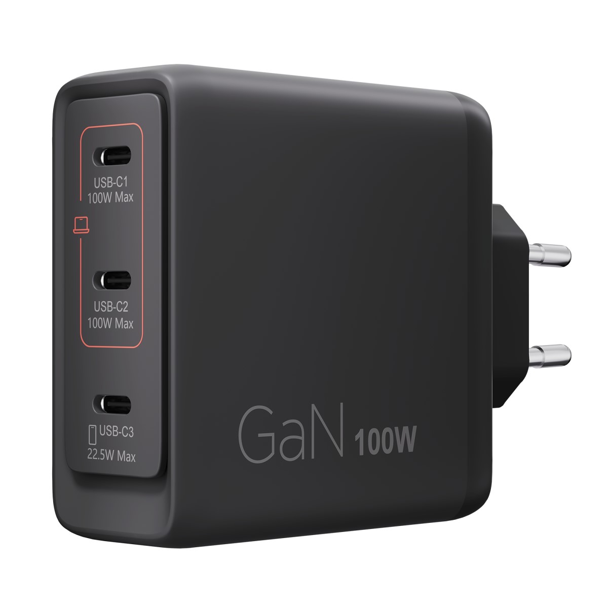Lenovo Multi-port USB-C 100W GaN Charger 40AW100BEU Campus