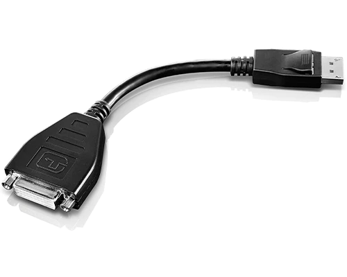 Lenovo DisplayPort to Single-Link DVI-D Monitor Cable #45J7915 Lenovo DisplayPort to Single-Link DVI-D Monitor Cable #45J7915