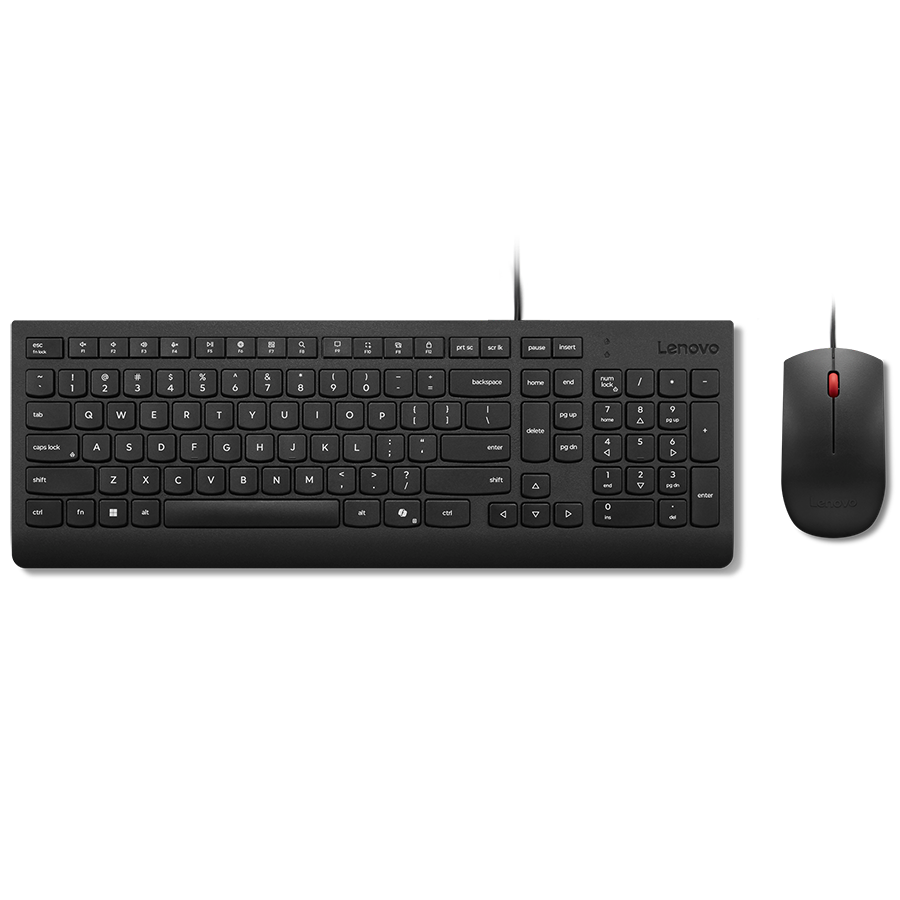 Lenovo Essential Wired Keyboard and Mouse Combo - German 4X31R64414