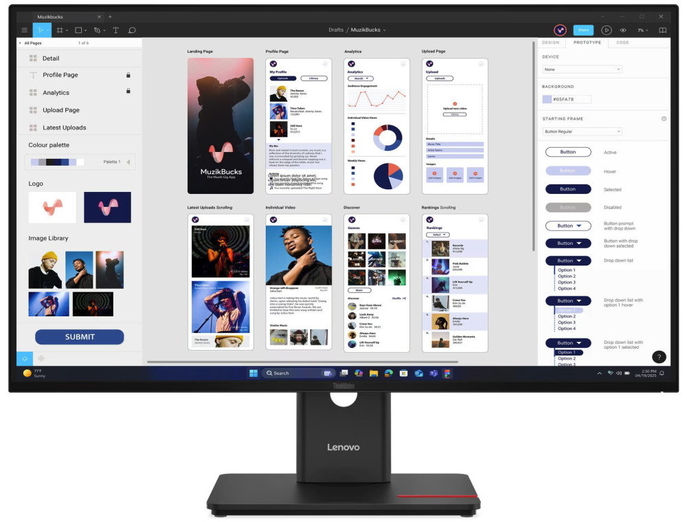 Lenovo ThinkVision T32UD-40 #64B0GAT1EU