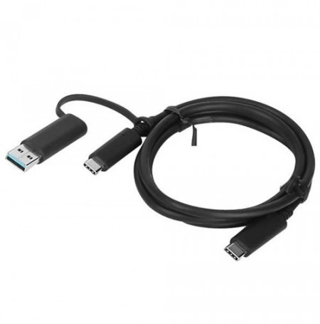 Lenovo USB-C Anschlusskabel 1m inkl. USB-A Adapter #4X90U90618 Lenovo USB-C Anschlusskabel 1m inkl. USB-A Adapter #4X90U90618